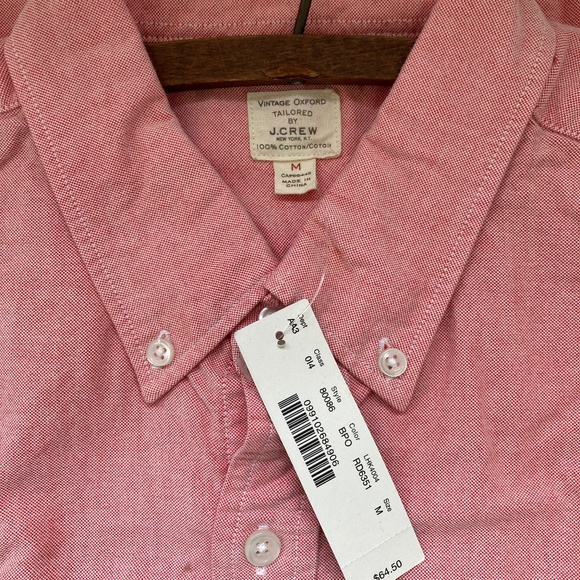 JCrew pink SS Oxford - Picture 2 of 3